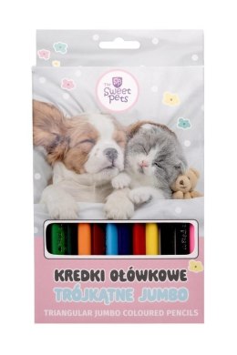 Kredki ołówkowe Beniamin The sweet pets trójkątne 12 kol. Beniamin