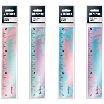 Linijka plastik Haze 15cm Berlingo (4260709085227) Berlingo