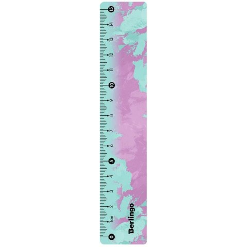 Linijka plastik Haze 15cm Berlingo (4260709085227) Berlingo