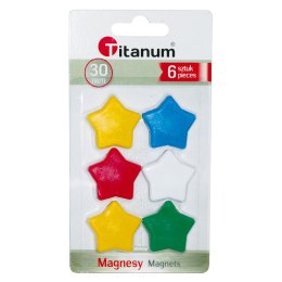 Magnes gwiazdy 30 mm mix [mm:] 30 Titanum (25014) 6 sztuk Titanum
