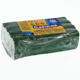 Plastelina Astra 1 kol. zielony ciemny 1000g (303111019) Astra