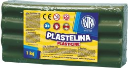 Plastelina Astra 1 kol. zielony ciemny 1000g (303111019) Astra
