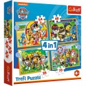 Puzzle 4w1 el. Trefl (34395) Trefl