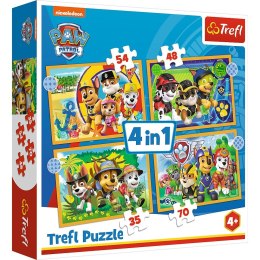 Puzzle 4w1 el. Trefl (34395) Trefl