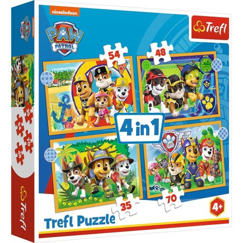 Puzzle 4w1 el. Trefl (34395) Trefl
