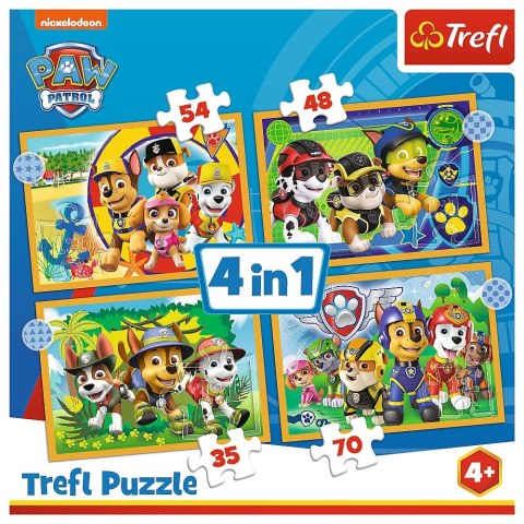 Puzzle 4w1 el. Trefl (34395) Trefl