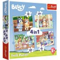 Puzzle Bluey Bluey i jego świat 4w1 el. Trefl (34637) Trefl