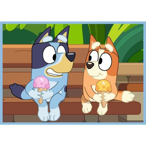 Puzzle Bluey Bluey i jego świat 4w1 el. Trefl (34637) Trefl