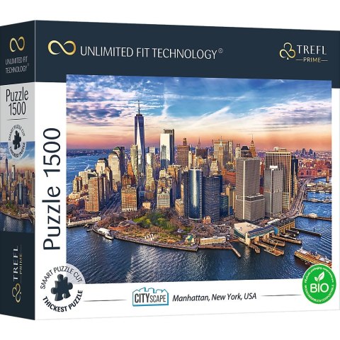 Puzzle UFT Manhattan, New York, USA 1500 el. Trefl (26189) Trefl