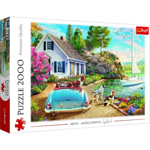 Puzzle Wakacyjna przystań 2000 el. Trefl (27124) Trefl