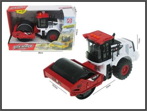 Samochód walec 25cm ze światłem i dwiękiem Hipo (HAU17) Hipo