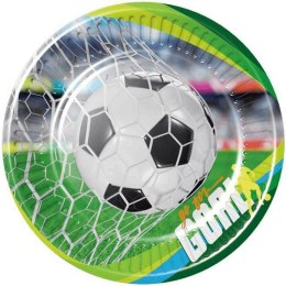 Talerz jednorazowy Arpex GOL! 18cm,10szt. papier śr. 180mm 8 szt (DC3759) Arpex