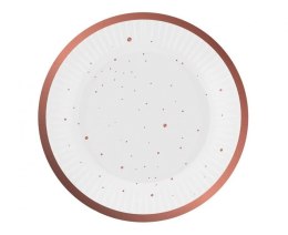 Talerz jednorazowy Godan Celebrate (różowo-złote) papier śr. 180mm 6 szt (PW-TCR7) Godan