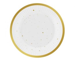 Talerz jednorazowy Godan Celebrate (złote) papier śr. 180mm 6 szt (PW-TCZ7) Godan