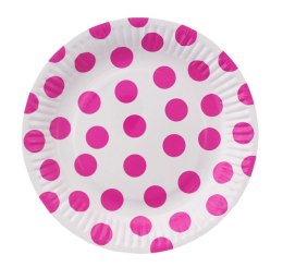 Talerz jednorazowy Godan GROSZKI papier śr. 180mm 6 szt (PF-TGR7) Godan