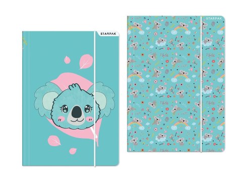 Teczka kartonowa na gumkę Koala A4 mix Starpak (559702) Starpak