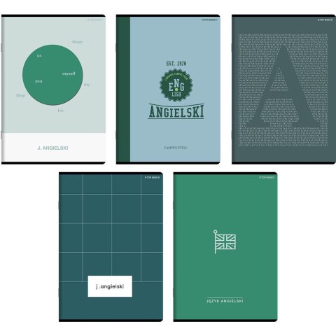 Zeszyt angielski A5 60k. 70g krata Top 2000 (400183680) Top 2000