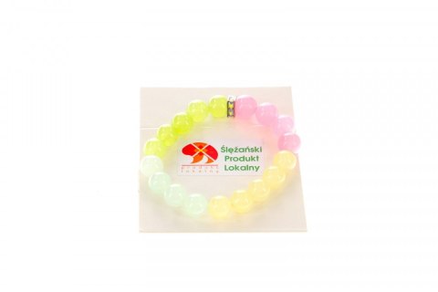 Bransoletka bransoletka jadeit górski mix szklisty 10mm Mol Mol