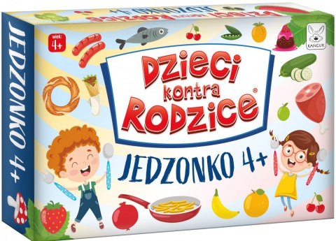 Gra karciana Dzieci kontra rodzice Jedzonko 4+ Kangur Kangur