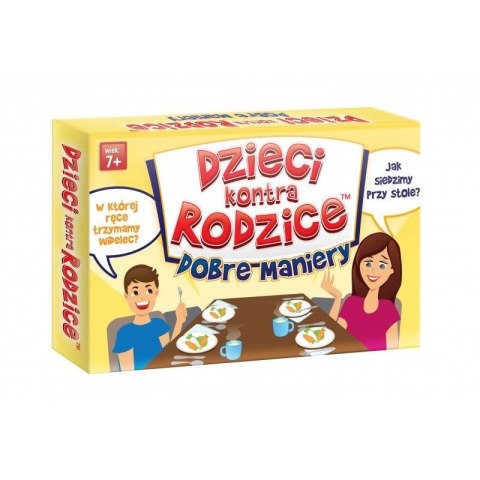 Gra karciana Dzieci kontra rodzice dobre maniery Kangur Kangur