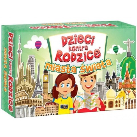 Gra karciana Dzieci kontra rodzice miasta świata Kangur Kangur