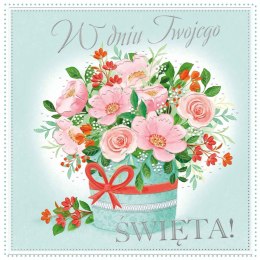 Kartka składana kw KARNET KW Slub Tłoczenie BOX KWIATOWY Henry (5907465666015) Henry