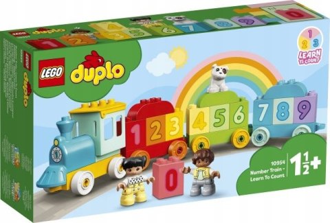 Klocki konstrukcyjne Duplo pociąg z cyferkami - nauka liczenia Lego (10954) Lego