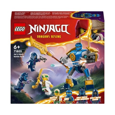 Klocki konstrukcyjne Ninjago Zestaw bitewny z mechem Jaya Lego (71805) Lego