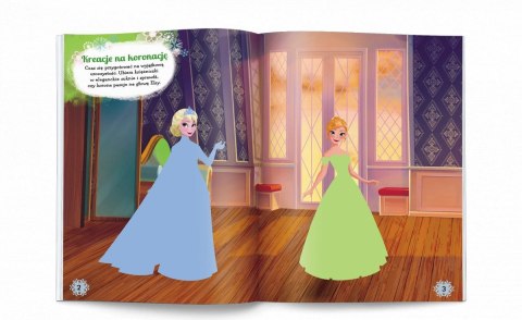 Książka dla dzieci Kraina lodu. Brokatowe Ubierank Ameet (SDLB 9105) Ameet