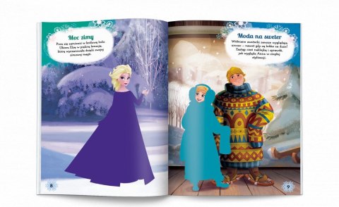 Książka dla dzieci Kraina lodu. Brokatowe Ubierank Ameet (SDLB 9105) Ameet