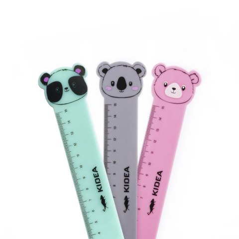 Linijka plastikowa Kidea 15cm Defa (LF15CMKAD) Defa