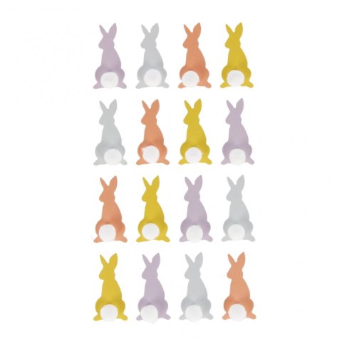 Naklejka (nalepka) Królik z pomponem Craft With Fun (553721) Craft With Fun