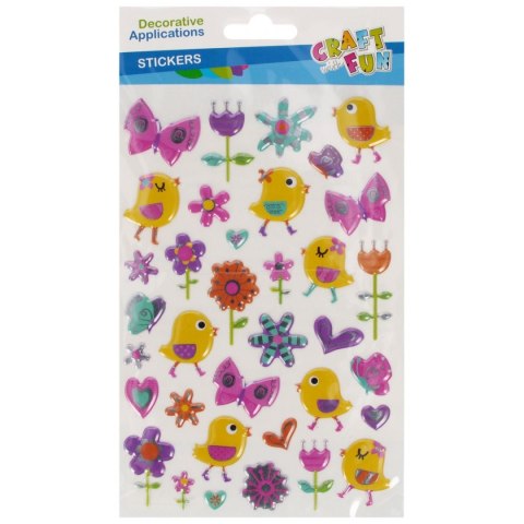 Naklejka (nalepka) kurczak Craft With Fun (555455) Craft With Fun