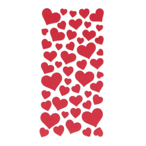Ozdoba piankowa serca samoprzylepne Craft With Fun (555450) Craft With Fun