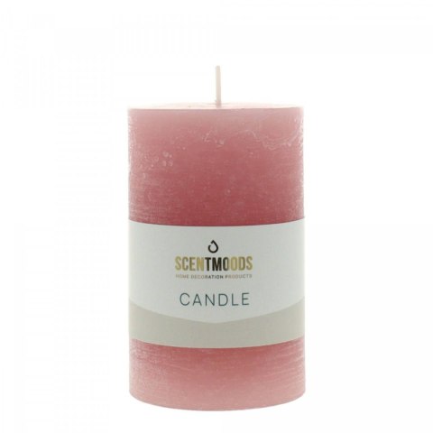 Świeca pieńkowa 6,3X10cm w kolorze Coral śr. 60mm Pavoncella (8720935401384) Pavoncella