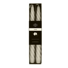 Świeca Pavoncella stołowa zakręcona o zapachu Vanilla (opak. 2 szt.) KREMOWY JASNY [mm:] 250 (8716516195575) Pavoncella