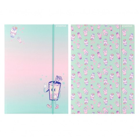Teczka kartonowa na gumkę Bubble A4 mix Starpak (559725) Starpak