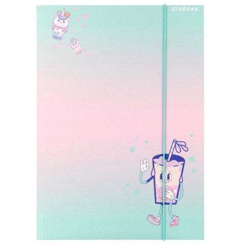 Teczka kartonowa na gumkę Bubble A4 mix Starpak (559725) Starpak
