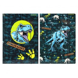 Teczka kartonowa na gumkę Dino A4 mix Starpak (559701) Starpak