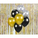 Balon gumowy Bukiet balonowy złoto-srebrno-czarny, 7 szt. miedziana 300mm 12cal Godan (BB-ZSC7) Godan