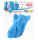 Balon gumowy Moje 1 urodziny Moje 1 urodziny niebieska 300mm 12cal Godan (GB-MU1G) Godan