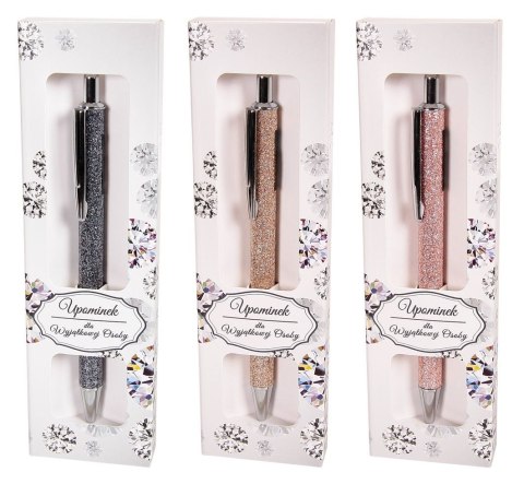 Długopis Gift Box Shine wkład niebieski 1,0mm Cresco (750001) Cresco