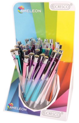 Długopis wielkopojemny Cameleon wkład niebieski 1,0mm Cresco (750006) Cresco