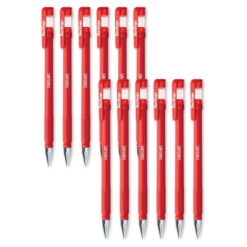 Długopis żelowy wkład czerwony 0,37mm Berlingo (243047) Berlingo