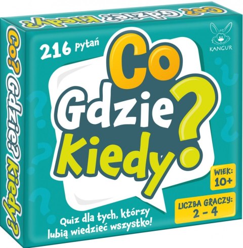 Gra edukacyjna Co? Gdzie? Kiedy? Kangur Kangur