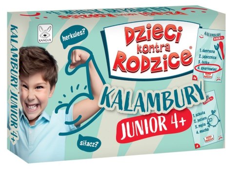 Gra karciana Dzieci kontra rodzice Kalambury Junior 4+ Kangur Kangur