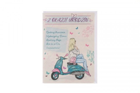 Kartka składana Happy Urodzinowy dziecięcy B6 Ev-corp (STKH-016) Ev-corp