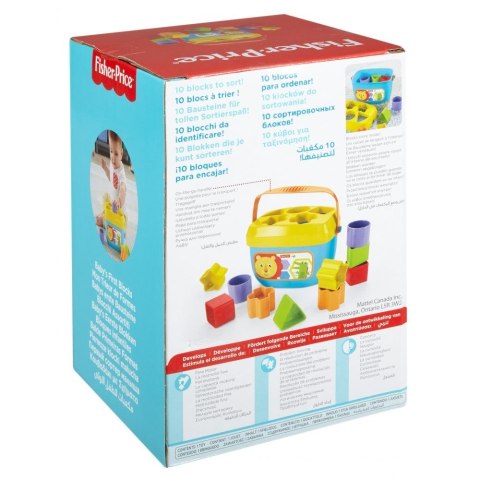 Klocki plastikowe pierwsze klocki malucha Fisher Price (ffc84) Fisher Price