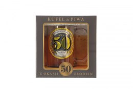 Kubek wielokrotnego użytku Pan Dragon GOLD-50 urodziny 400ml (5901854985558) Pan Dragon