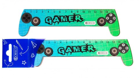 Linijka drewniana PAD 15 cm 15cm Cresco (224107) Cresco